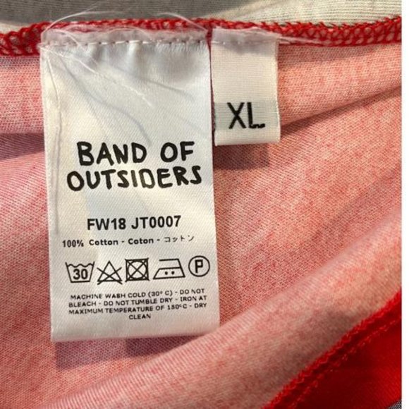 F/W 18 BAND OF OUTSIDERS GO SKIING COCAINE T-SHIRT - Picture 9 of 10